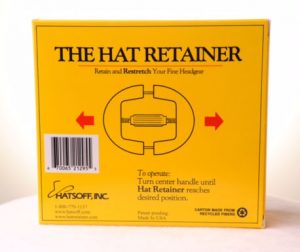 Hat Retainer box back