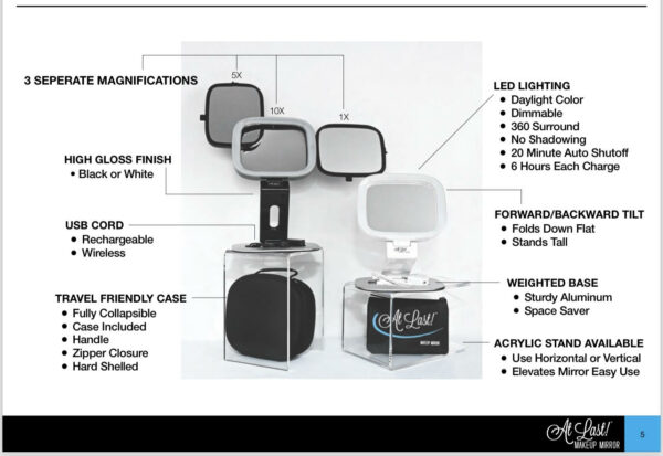 At Last® Makeup Mirror